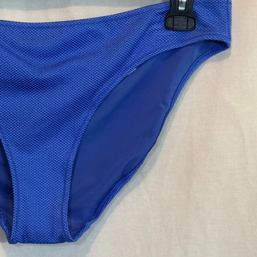 AA-97 Aerie NWT Blue Lined Summer Swim Bikini Bottoms Size‎ XL